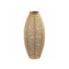 Solar Lampion Paisley Long Oval - 20 cm - Goud