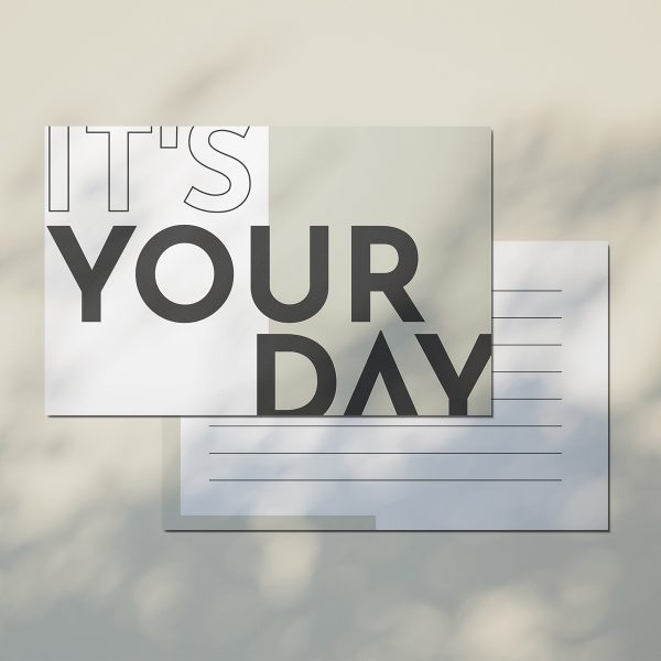 It's your day kaart | Pastel Naturel