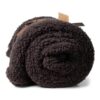 Teddy plaid antraciet - Afbeelding 5
