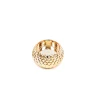 HV theelichthouder scales 7x7x4cm goud