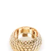 HV theelichthouder scales 7x7x4cm goud - Afbeelding 3