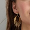 Oorbellen ovalen party - zilver - Afbeelding 2