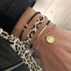 Armbandenset 'Luipaard & Zwart'