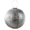 Solar Lampion Tigres Round – 40 cm – Zilver