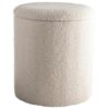 Vouwpoef Teddy taupe ø33,5cm