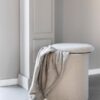 Vouwpoef Teddy taupe ø33,5cm - Afbeelding 4