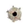 Tube vaas met Vogeltjes mosgroen 16x17cm - Afbeelding 2