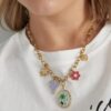 Bedelketting roses road - goud - Afbeelding 2