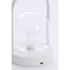 Tafellamp bol glas helder beige - Afbeelding 3