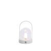 Tafellamp bol glas helder beige - Afbeelding 2
