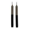 LED Dinerkaars Ribbel Grijs/Zwart /2