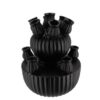 Amsterdam black tulip vaas set 24x31cm