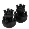 Amsterdam black tulip vaas set 24x31cm - Afbeelding 3