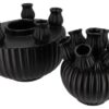 Amsterdam black tulip vaas set 24x31cm - Afbeelding 4