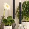 LED honeycomb kaars black set van 2 - Afbeelding 2
