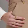 Ring rondjes - Goud kleur - Afbeelding 2