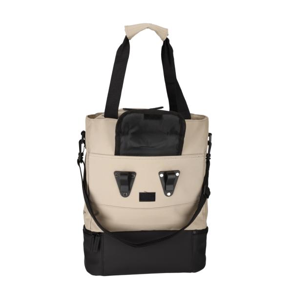 S.G. Fiets Shopper Met Koelvak RPET Taupe - Afbeelding 3