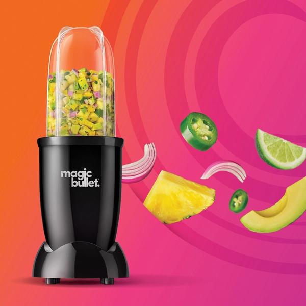 Magic Bullet Original - Incl. To Go Bekers & Digitaal Receptenboek - Blender - Glossy Zwart - Afbeelding 2