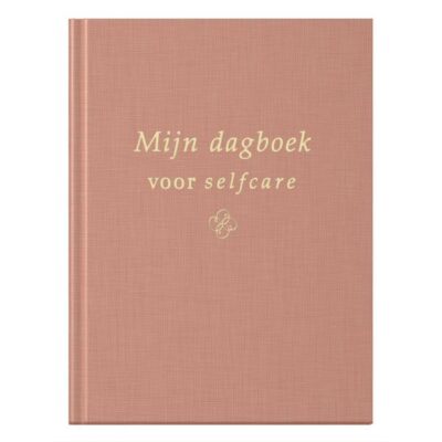 Dagboek voor Selfcare - Linnen roze met goudfolie