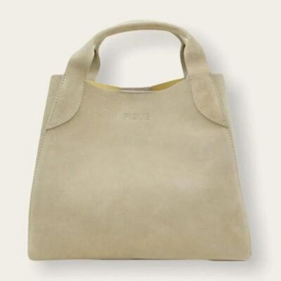 ELIZA BAG | BEIGE SUEDE