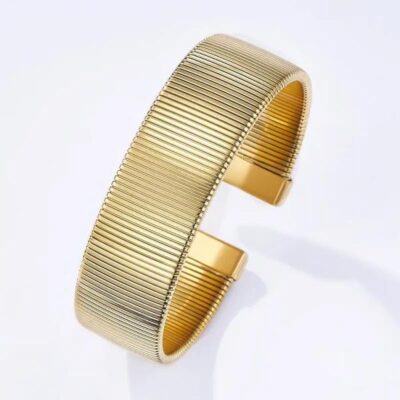 Manchet armband rvs gaas
