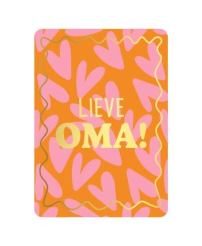 Wenskaart - Lieve oma