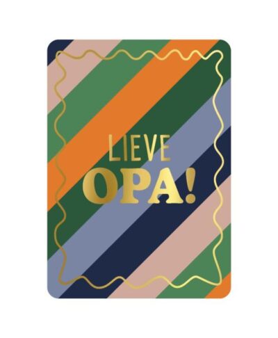 Wenskaart - Lieve opa
