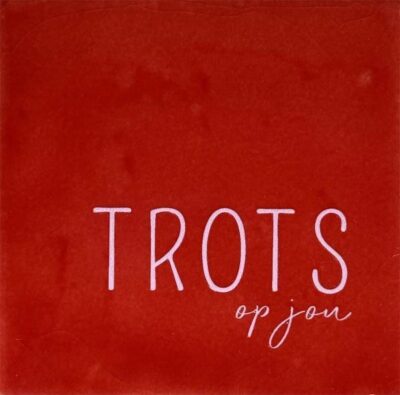 Tegeltje – trots op jou rood/roze