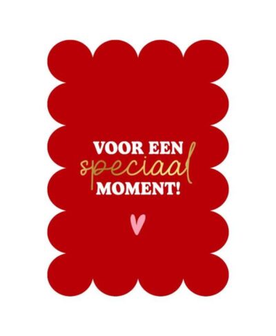 Wenskaart bubble - Voor een speciaal moment