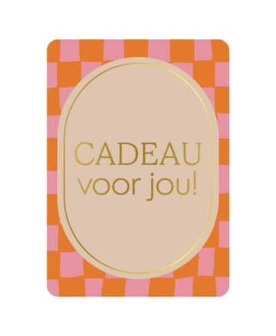 Wenskaart - Cadeau voor jou