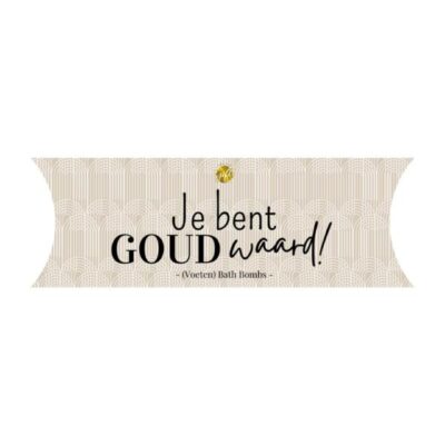 Gondeldoosje Bath Bombs – Goud Waard