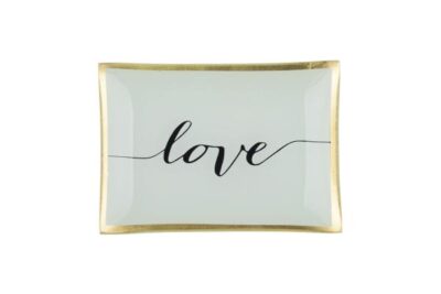 Love Plates M Love white