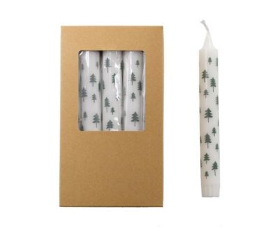 Giftbox dinerkaarsen Kerstboom