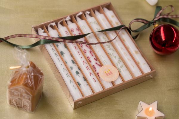 Giftbox dinerkaarsen Kerstboom - Afbeelding 7