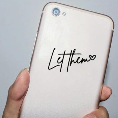 Spiegelsticker - Let them