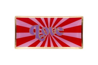 Love Plates L LOVE roze paars