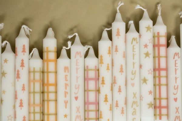 Giftbox dinerkaarsen Kerstboom - Afbeelding 2