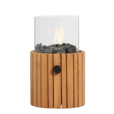 Cosiscoop Timber gaslantaarn round