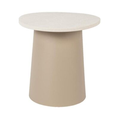 Cosidune sandy beige side table