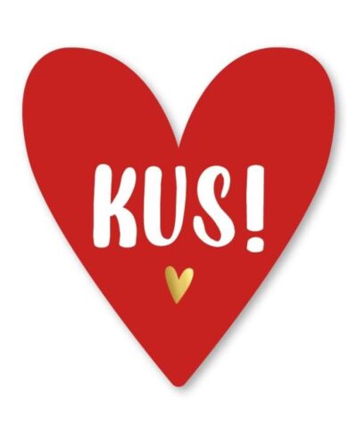 Wenskaart - Kus!
