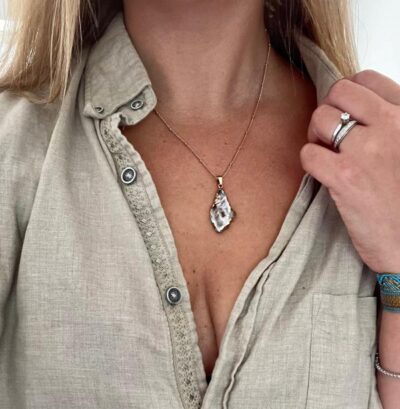 Agaat Geode Ketting voor Balans & Focus