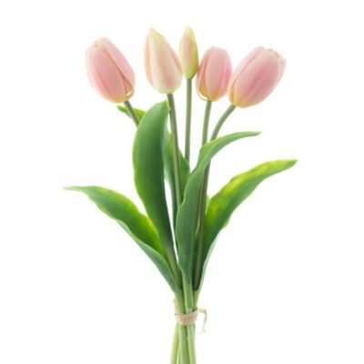 Real Touch Tulip x5 L36cm Pink