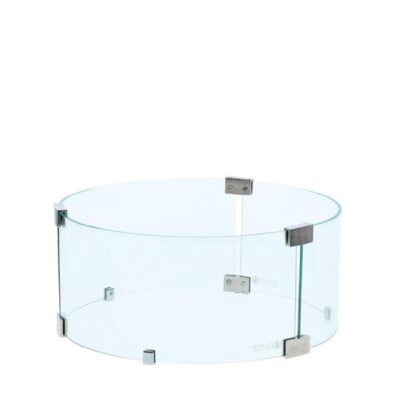 Cosi round glass set L - Transparant