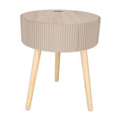 Opberg Bijzettafel Levi Taupe