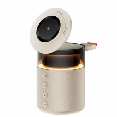 5 in 1 Charging Speaker Taupe