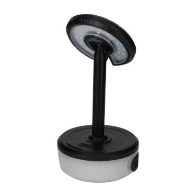 2-in-1 Uitschuifbare LED Lamp & Slinger Zwart